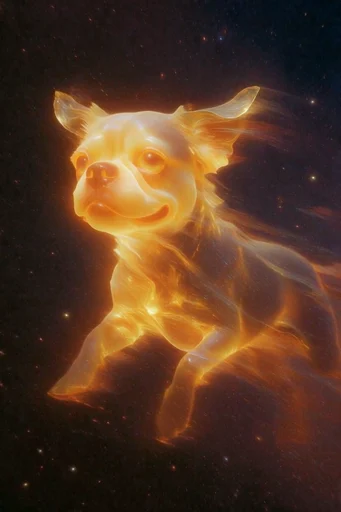Luminous Cosmic Dreamscapes style reference image — ethereal aura