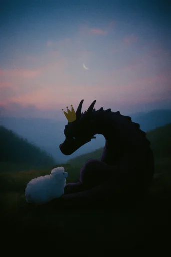 Ethereal Twilight Nostalgia style reference image — twilight blue hour