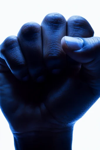 Cobalt Chiaroscuro Minimalism style reference image — high-contrast photography