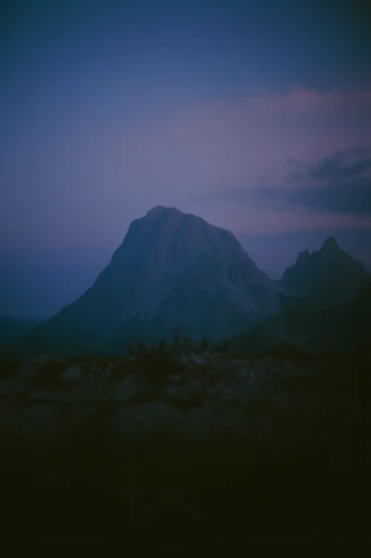 Nocturnal Twilight Melancholy style reference image — blue hour photography