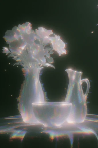 Spectral Analog Glitch style reference image — chromatic aberration