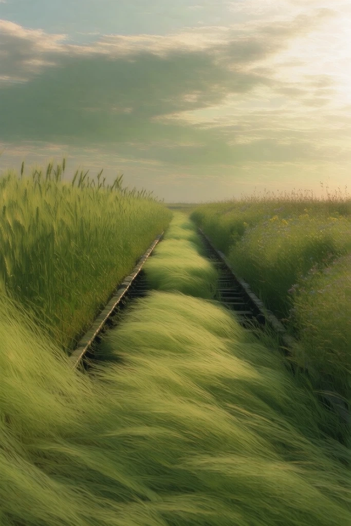Tactile Organic Wilderness style AI image example 2