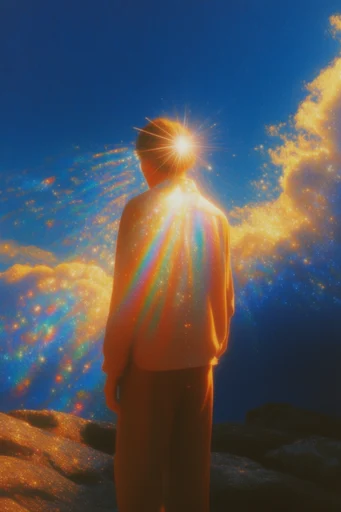 Luminous Retro Surrealism moodboard — generate AI images in this style