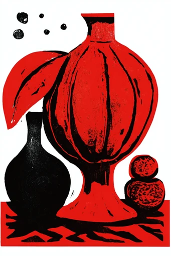 Crimson Noir Graphic style reference image — noir graphic novel style