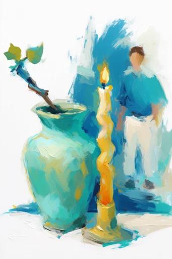 Vibrant Expressive Fauvism style reference image — vibrant color blocking