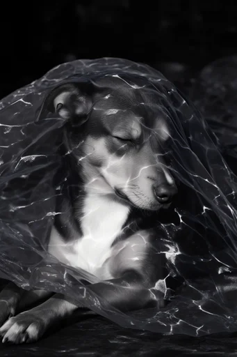 Cinematic Ethereal Noir style reference image — clinical anonymity