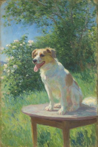 Luminous Impressionist Pastoral style reference image — soft focus atmosphere