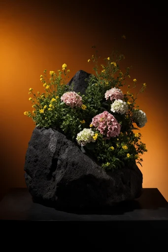 Surreal Amber Minimalist style reference image — high-end studio photography