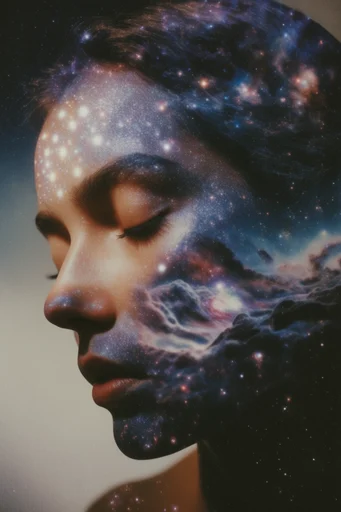 Ethereal Cosmic Surrealism moodboard — generate AI images in this style