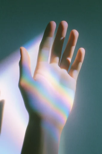 Prismatic Retro Dreamscape style reference image — starburst lens flare
