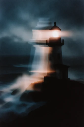 Ethereal Spectral Luminance style reference image — dreamlike hazy silhouettes