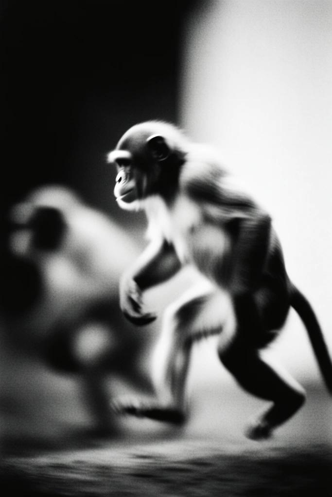 Kinetic Spectral Monochrome style AI image example 3