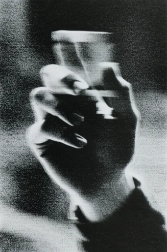 Analog Glitch Noir style reference image — analog glitch art