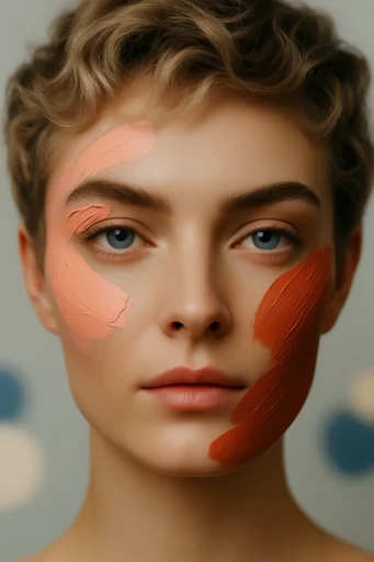 Graphic Avant-Garde Minimalism style reference image — stark studio lighting