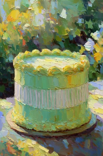 Luminous Impasto Impressionism style reference image — lush organic atmosphere