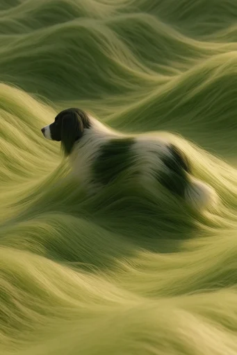 Tactile Organic Impressionism style reference image — impressionistic motion blur