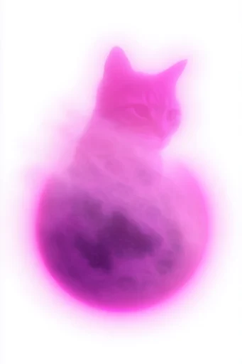 Ethereal Chromatic Aura style reference image — airbrushed color bleed