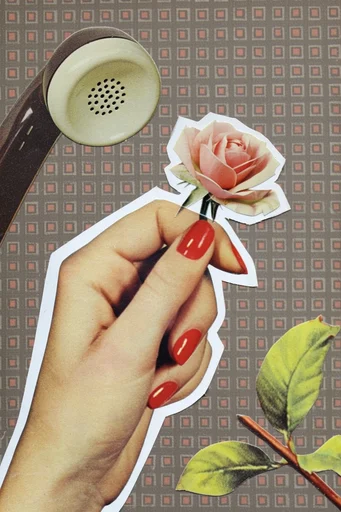 Surreal Mid-Century Montage style reference image — surrealist photomontage