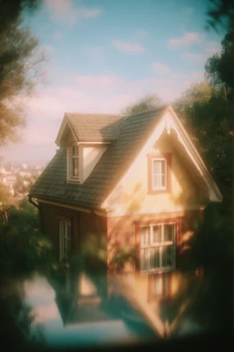 Nostalgic Analog Dreamscape style AI image example 4