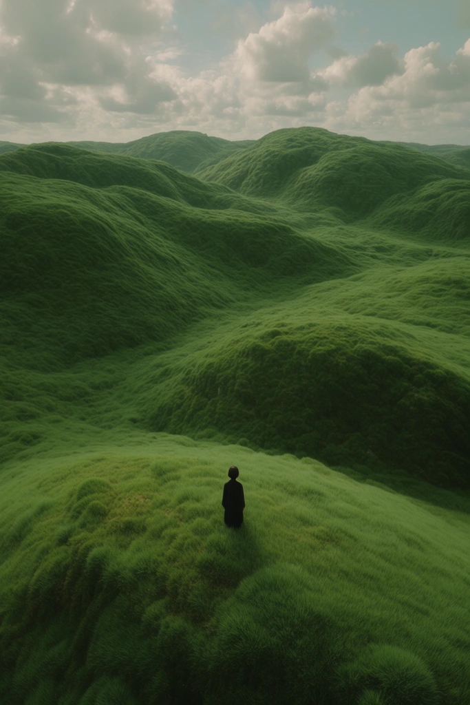 Aerial Verdant Solitude style AI image example 2
