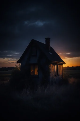 Melancholic Coastal Nocturne style AI image example 4