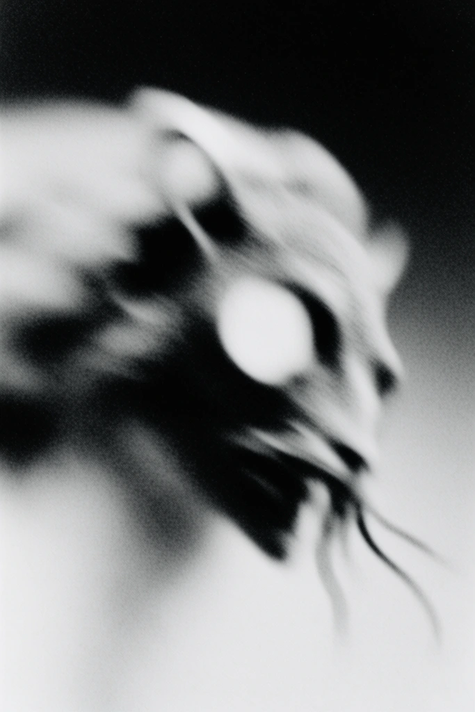 Haunting Pictorialist Noir style AI image example 3