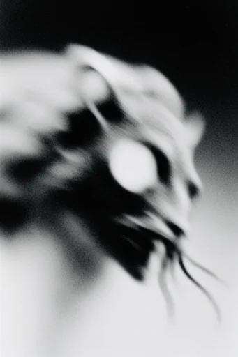 Haunting Pictorialist Noir style AI image example 3