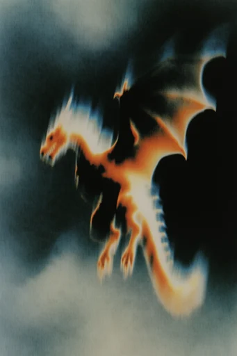 Kinetic Thermal Melancholy style reference image — thermal glow