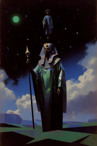 Celestial Alchemical Opulence style AI image example 2