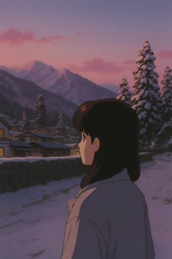 Nostalgic Cel Animation style reference image — soft diffused lighting