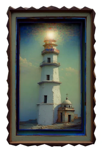 Fragmented Classical Assemblage style reference image — chiaroscuro