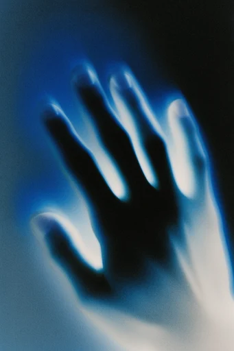 Luminous Spectral Noir style reference image — minimalist surrealism