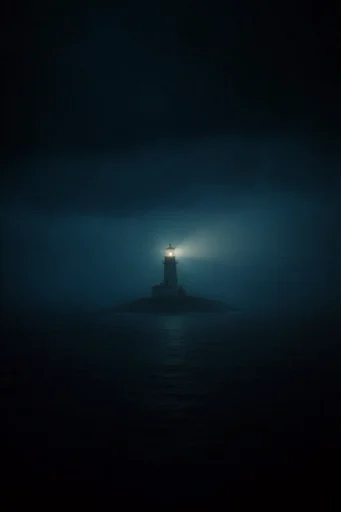 Cinematic Nocturnal Minimalism style reference image — cinematic isolation