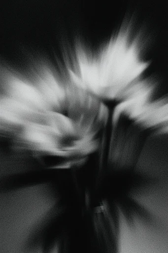 Spectral Analog Noir style reference image — harsh flash lighting