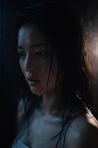 Cinematic Glacial Noir style reference image — cinematic low-key lighting