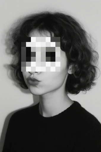 Monochrome Digital Entropy style reference image — minimalist surrealism