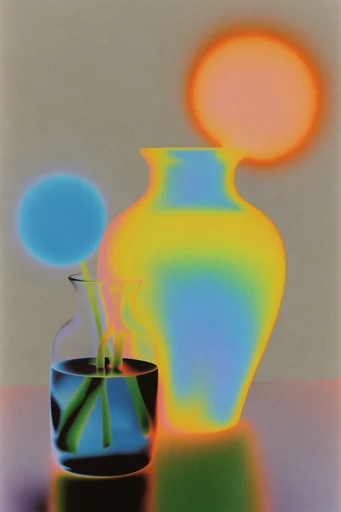 Chromatic Ethereal Grain style reference image — chromatic aura