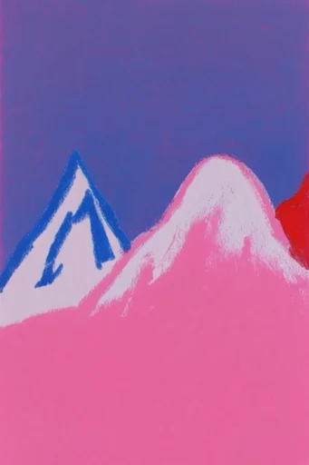 High-Contrast Fauvist Glitch style reference image — high-contrast color blocking