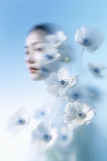Ethereal Frost Botanical moodboard — generate AI images in this style