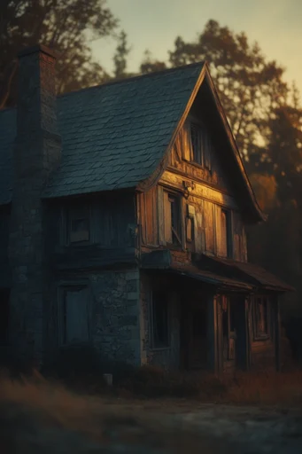 Cinematic Amber Chiaroscuro style AI image example 4