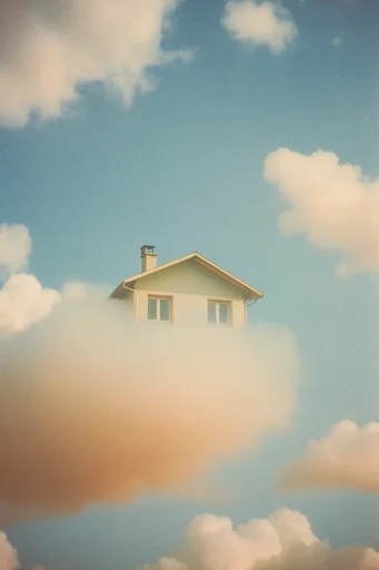 Ethereal Nostalgic Realism style reference image — minimalist expansive composition