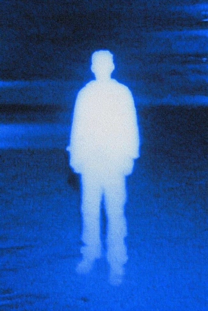 Nocturnal Glitch Noir style AI image example 1
