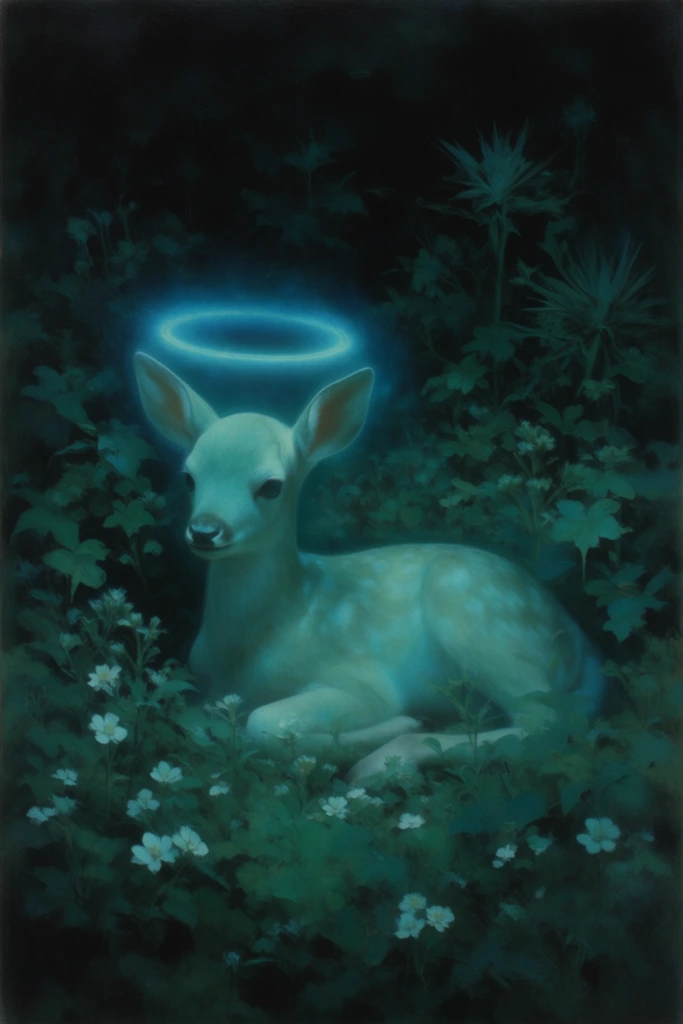 Ethereal Nocturnal Luminescence style AI image example 3