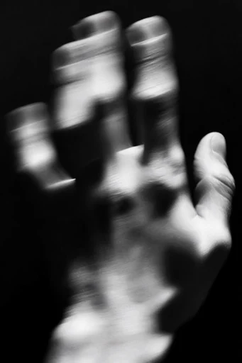 Spectral Kinetic Noir style reference image — chiaroscuro lighting