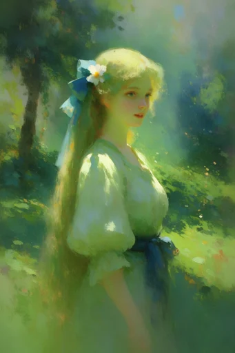 Luminous Impressionist Dreamscape style reference image — ethereal glowing light