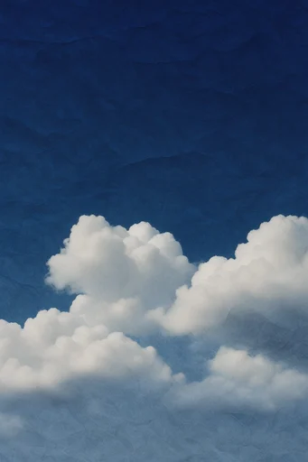Surreal Cobalt Cloudscapes style reference image — high contrast silhouettes