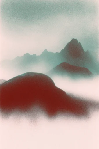 Ethereal Grain Noir style reference image — dreamlike noir