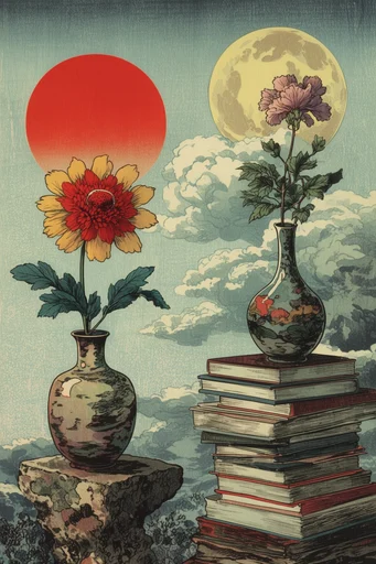 Modern Retro Printmaker style reference image — minimalist screenprint