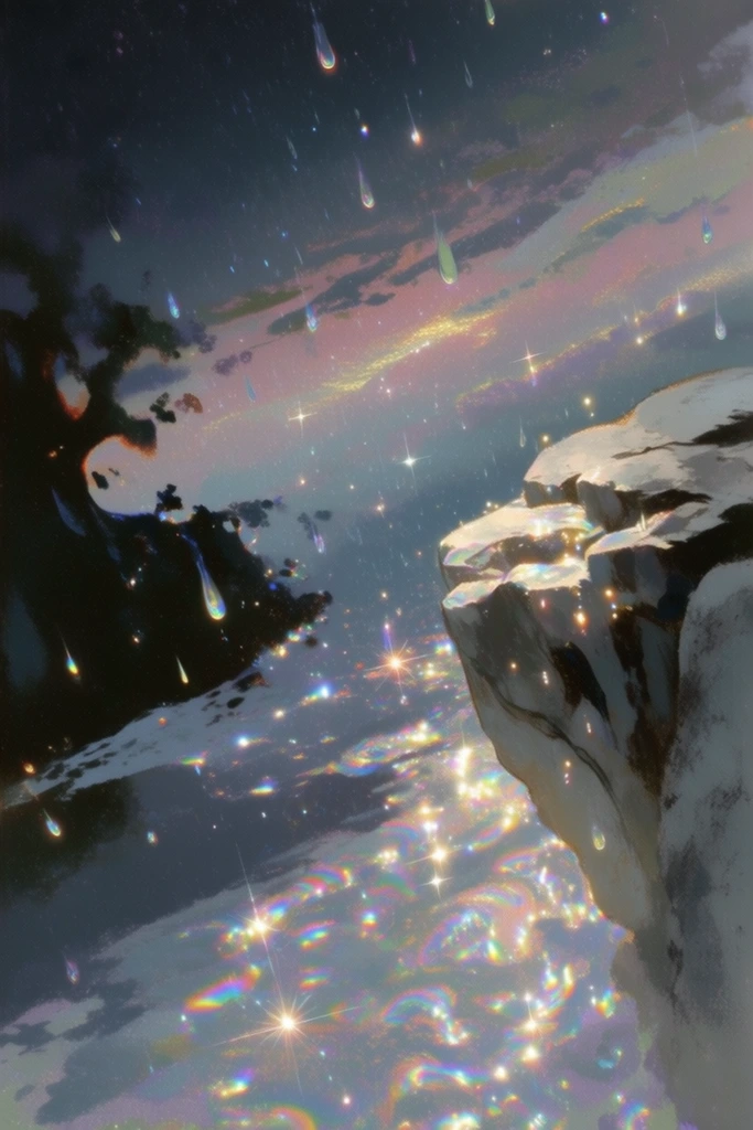 Prismatic Nocturnal Glitch style AI image example 2