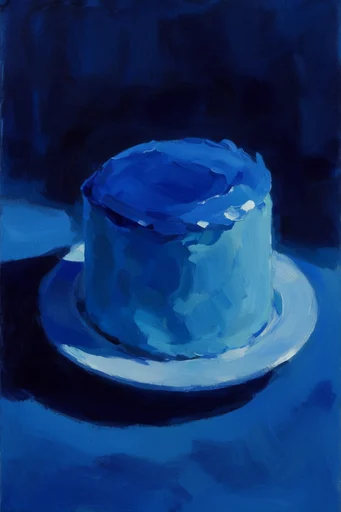 Graphic Chiaroscuro Fauvism style reference image — bold color blocking